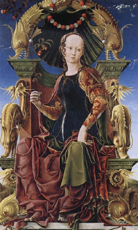 Cosimo Tura The Muse Erato oil painting image
